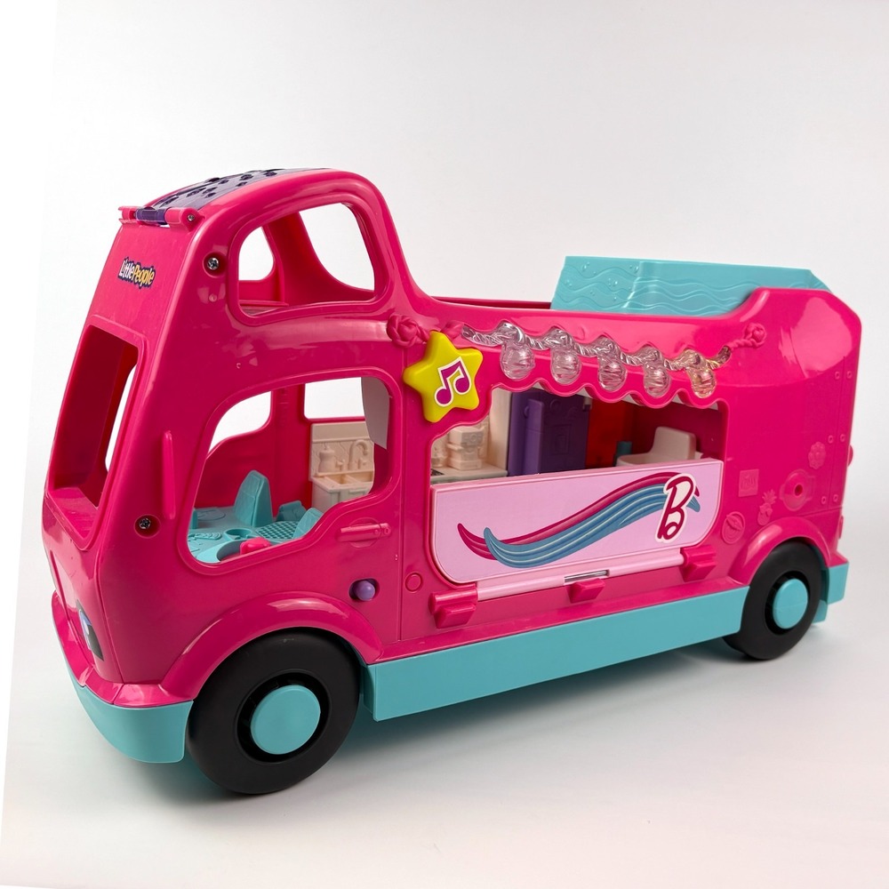 Little People Barbie Dreamcamper RV Vehicle Only Lights Sound Music Fisher Price